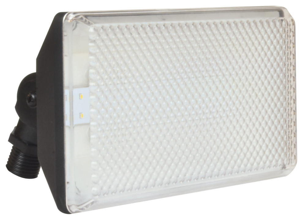 Led Flood 1 Light Outdoor Wall Light  Black   Transitional   Outdoor Wall Lights And Sconces   by Lighting New York  Houzz