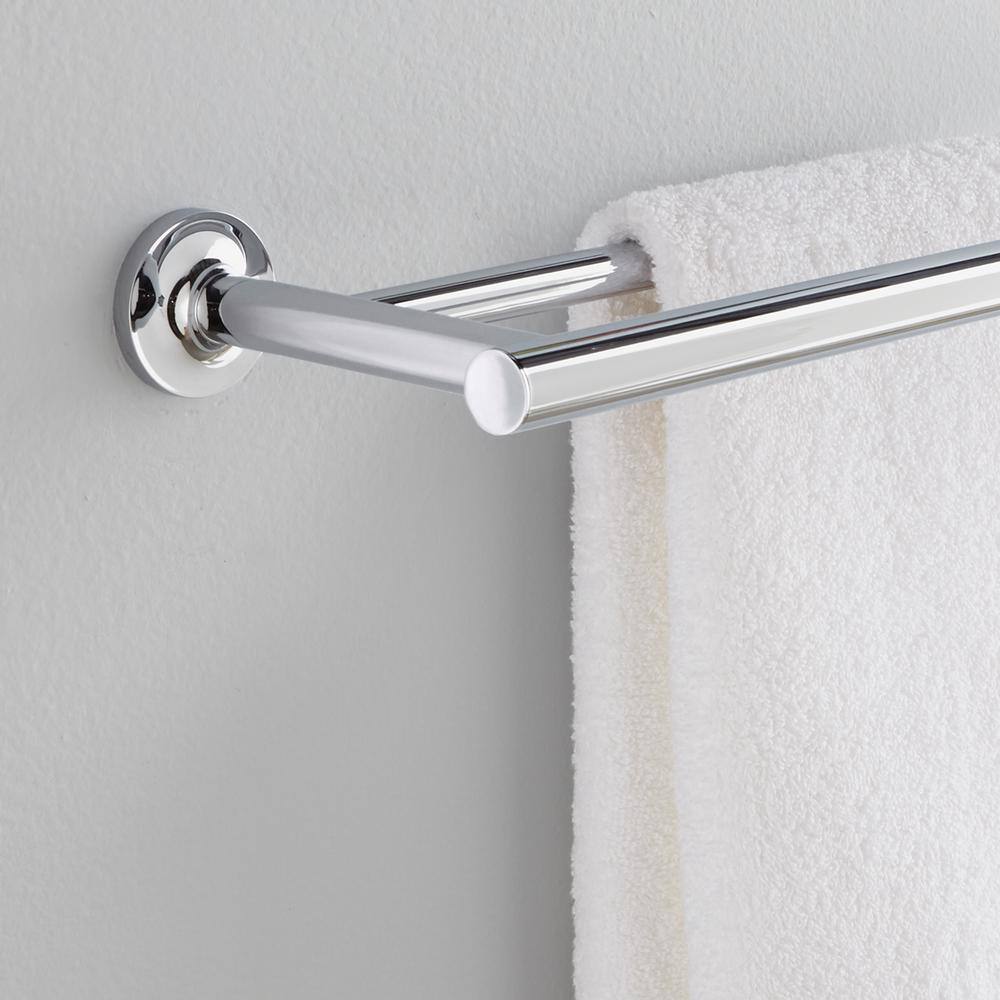 KOHLER Purist 24 in. Double Towel Bar in Polished Chrome K-14375-CP