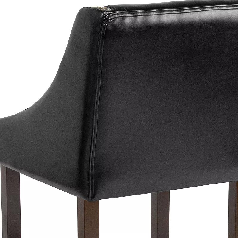 Flash Furniture Carmel Nailhead Bar Stool