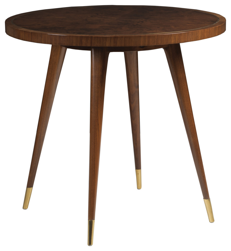 Marlowe Round End Table   Midcentury   Side Tables And End Tables   by HedgeApple  Houzz