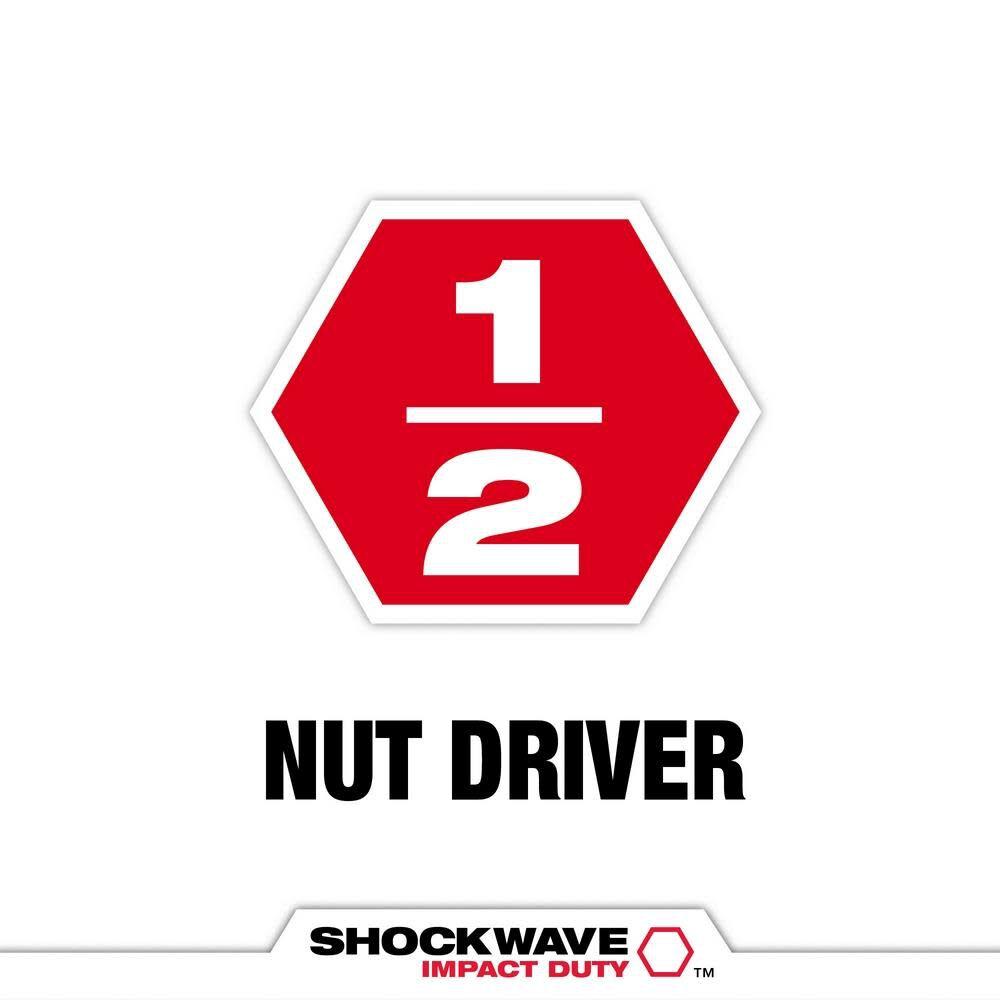 MW SHOCKWAVE 1/2 in. Insert Nut Driver 3PK 49-66-4517 from MW