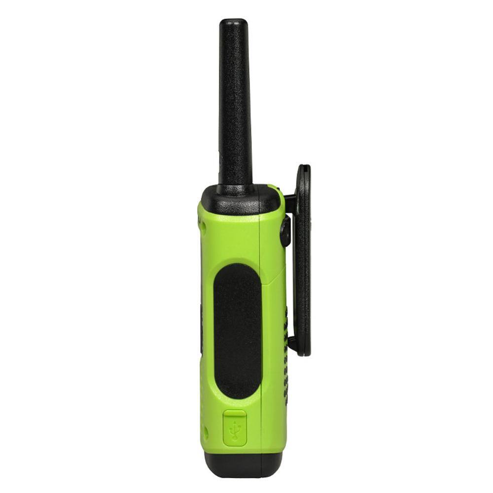 MOTOROLA Talkabout T605 Rechargeable Waterproof 2-Way Radio with Carry Case and Charger in Green (12-Pack) T605-BNDL-1