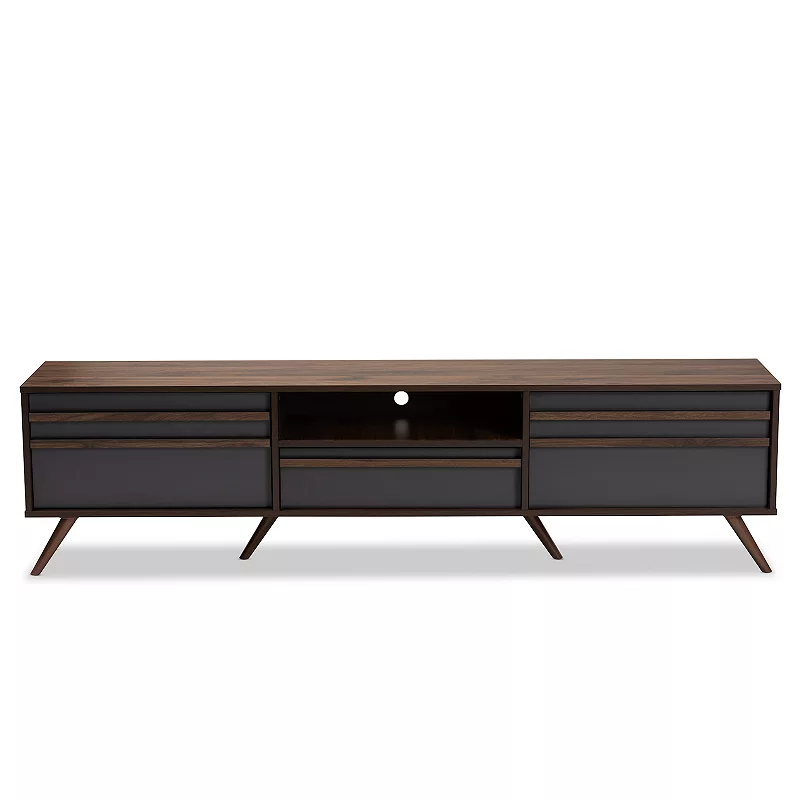 Baxton Studio Naoki Flip Down TV Stand