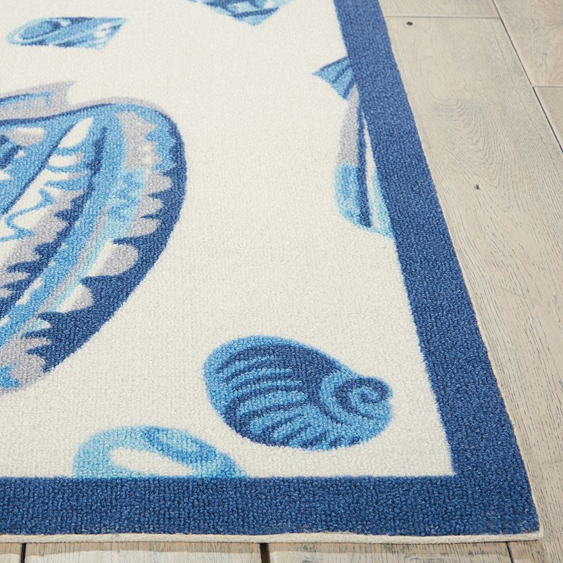 Waverly Sun N' Shade Low Tide Shell Indoor Outdoor Rug