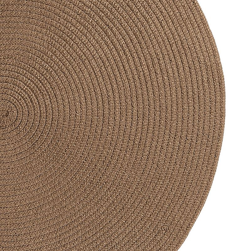 Better Trends Country Braid Tri-Circle Solid Rug - 40'' x 60''