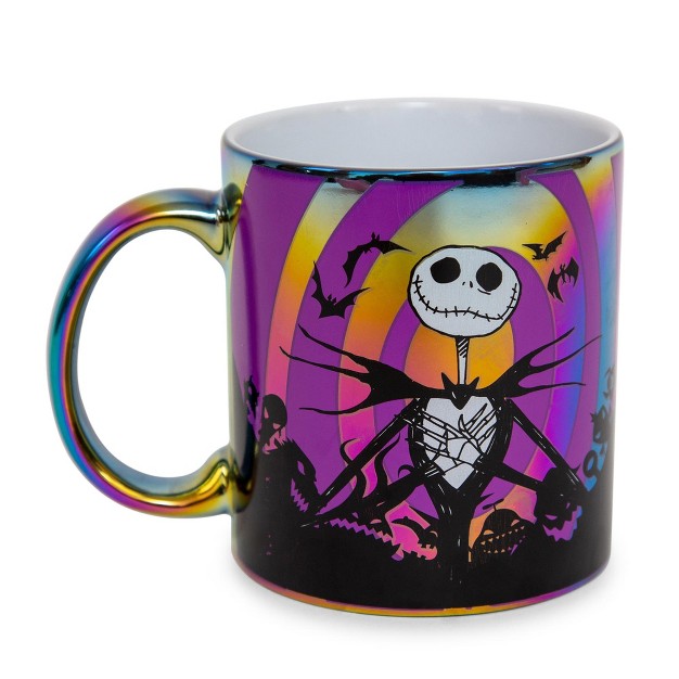 Silver Buffalo Disney The Nightmare Before Christmas Hypno Jack Ceramic Mug Holds 20 Ounces