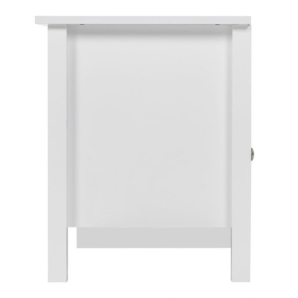 55inch Simple MDF Spray Paint 3 Pump TV Cabinet White - 55 inches