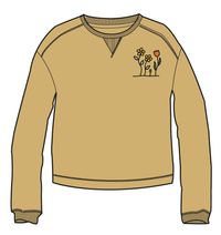 Bloom Hemp Sweatshirt - Ochre Yellow