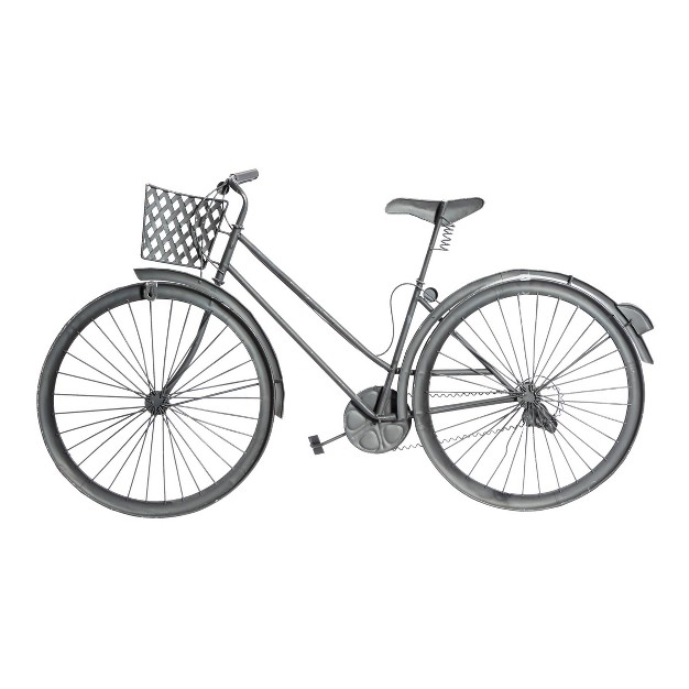 Metal Bike Wall Decor With Seat Basket And Handles Olivia amp May