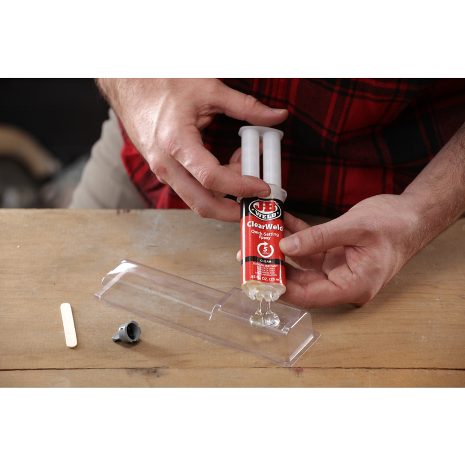 J-B Weld Extra Strength Epoxy Syringes 0.85 oz