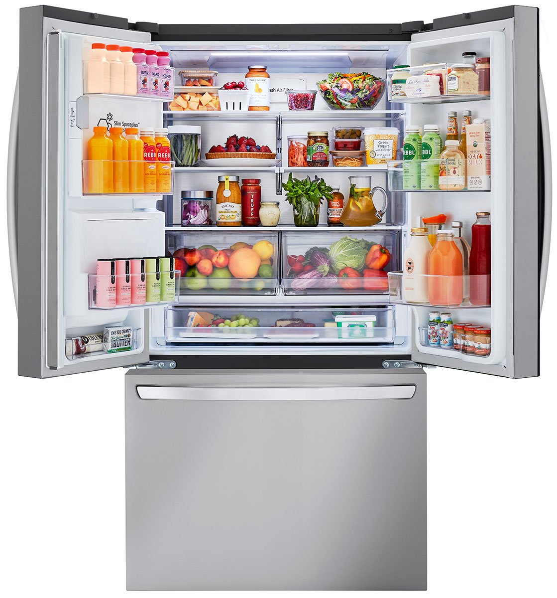 LG ADA 26 Cu. Ft. Counter Depth MAX Refrigerator in PrintProof Stainless Steel