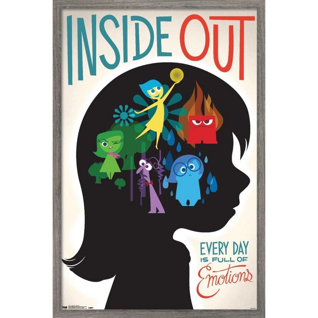 Trends International Disney Pixar Inside Out Emotions Framed Wall Poster Prints