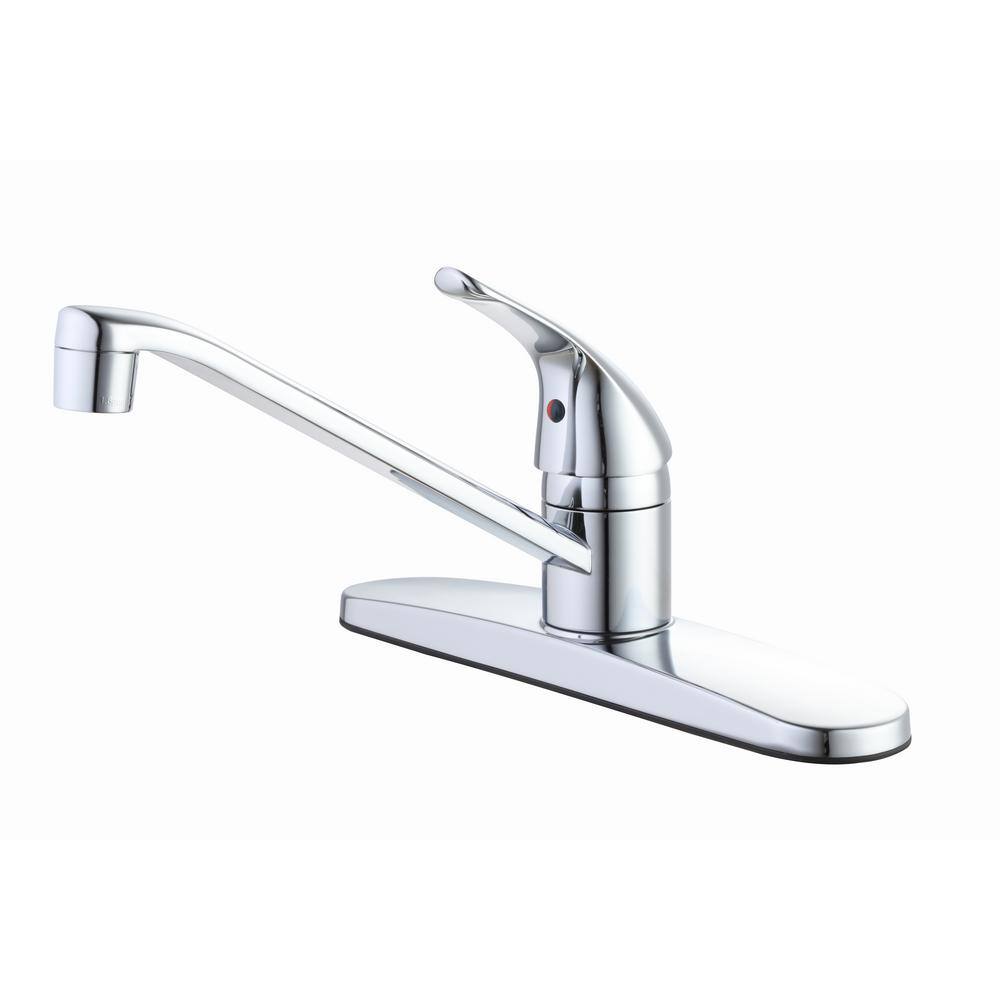 Glacier Bay Single-Handle Standard Kitchen Faucet in Polished Chrome HD67103W-0601