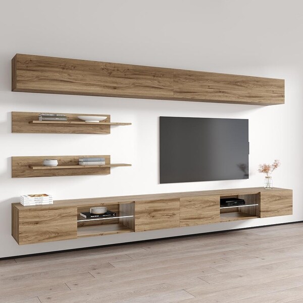 Fly I1 33TV Wall Mounted Floating Modern Entertainment Center