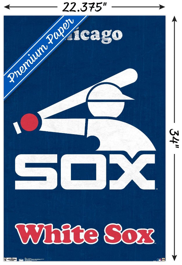 Trends International Mlb Chicago White Sox Retro Logo Unframed Wall Poster Prints