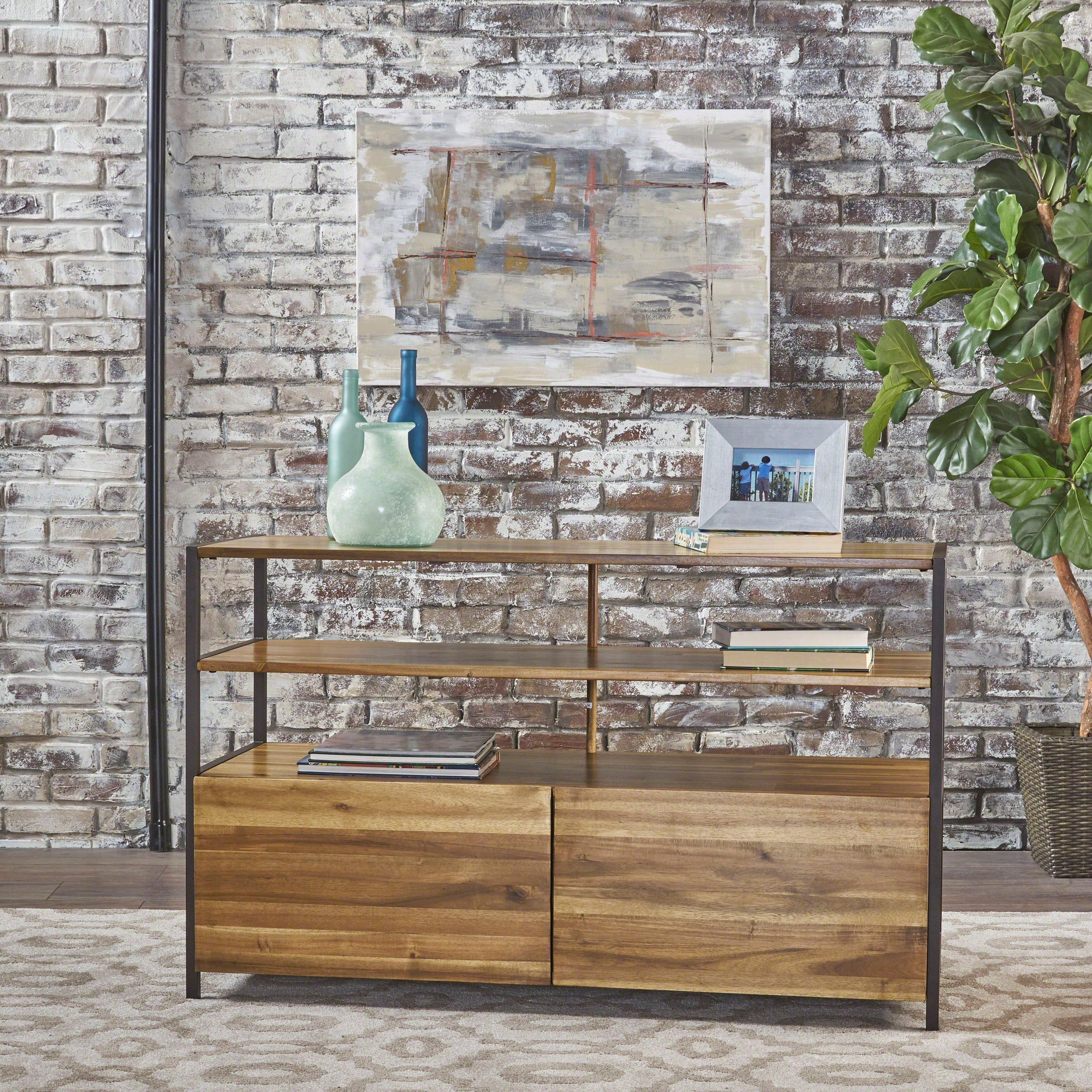 Flossie Shelf & Storage Cabinet Console Table