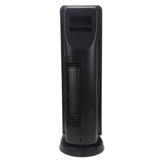 Hunter 24 in. 1500-Watt Digital Ceramic Tower Heater with Remote Control HPQ15C-EA