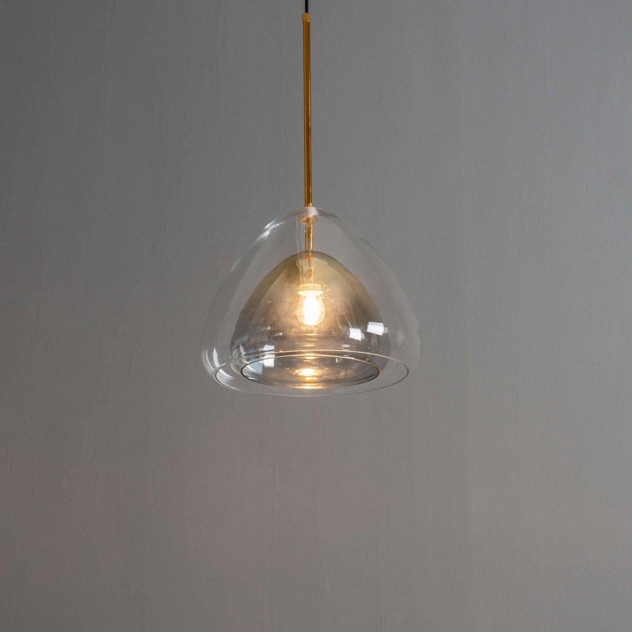 Futuristische Glass Pendant Light