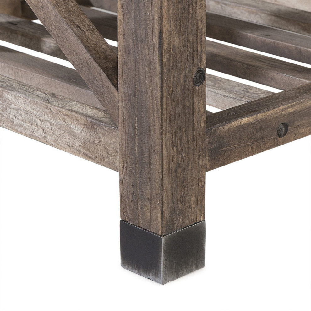 Lexi Side Table   Industrial   Side Tables And End Tables   by AED Luxury Home Decor  Houzz