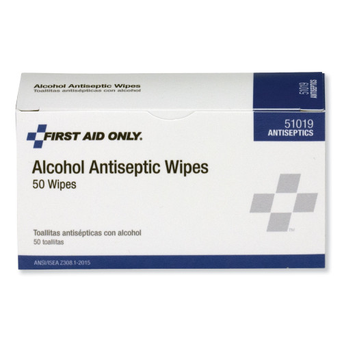 PhysiciansCare First Aid Alcohol Pads， 50/Box (51019)