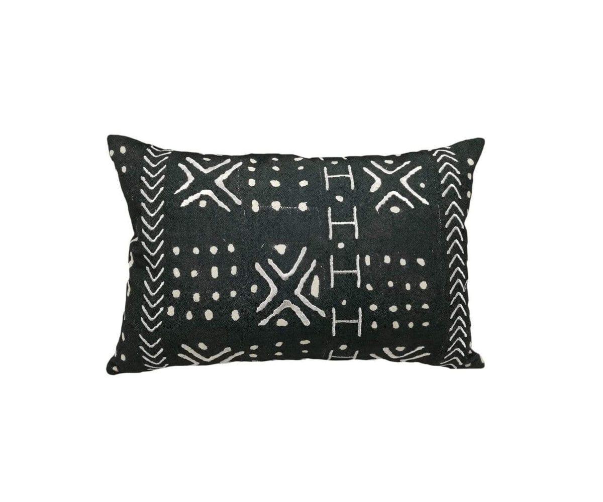 Modern Mudcloth Lumbar Pillow Cover