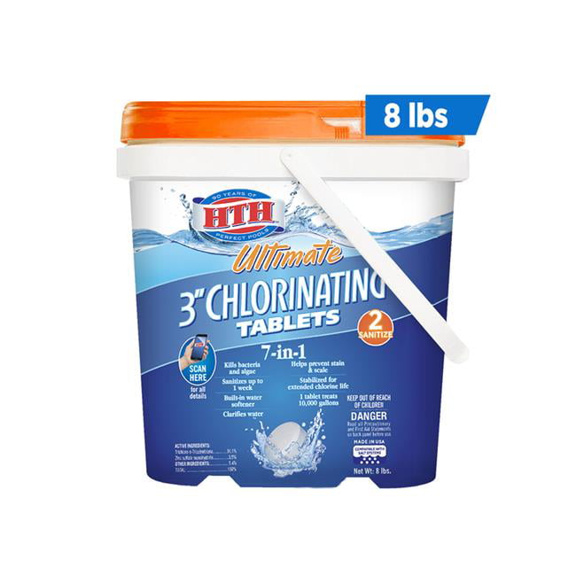 HTH  8 lbs Ultra  Tablet Chlorinating Chemicals