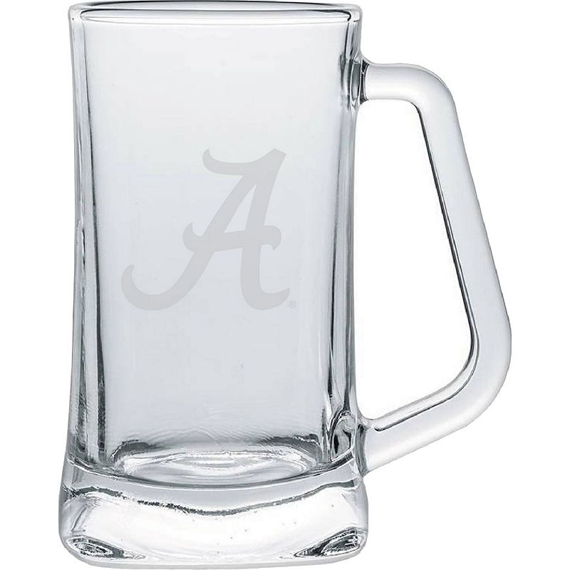 Alabama Crimson Tide 15oz. Frost Etch Glass Tankard