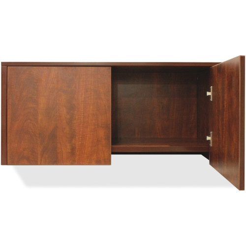 Lorell Essential Series Mahogany Wall Mount Hutch (59506)