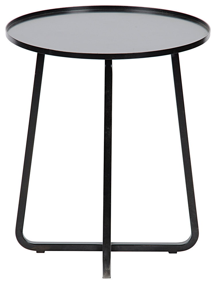 Kimana Side Table  Metal   Industrial   Side Tables And End Tables   by HedgeApple  Houzz