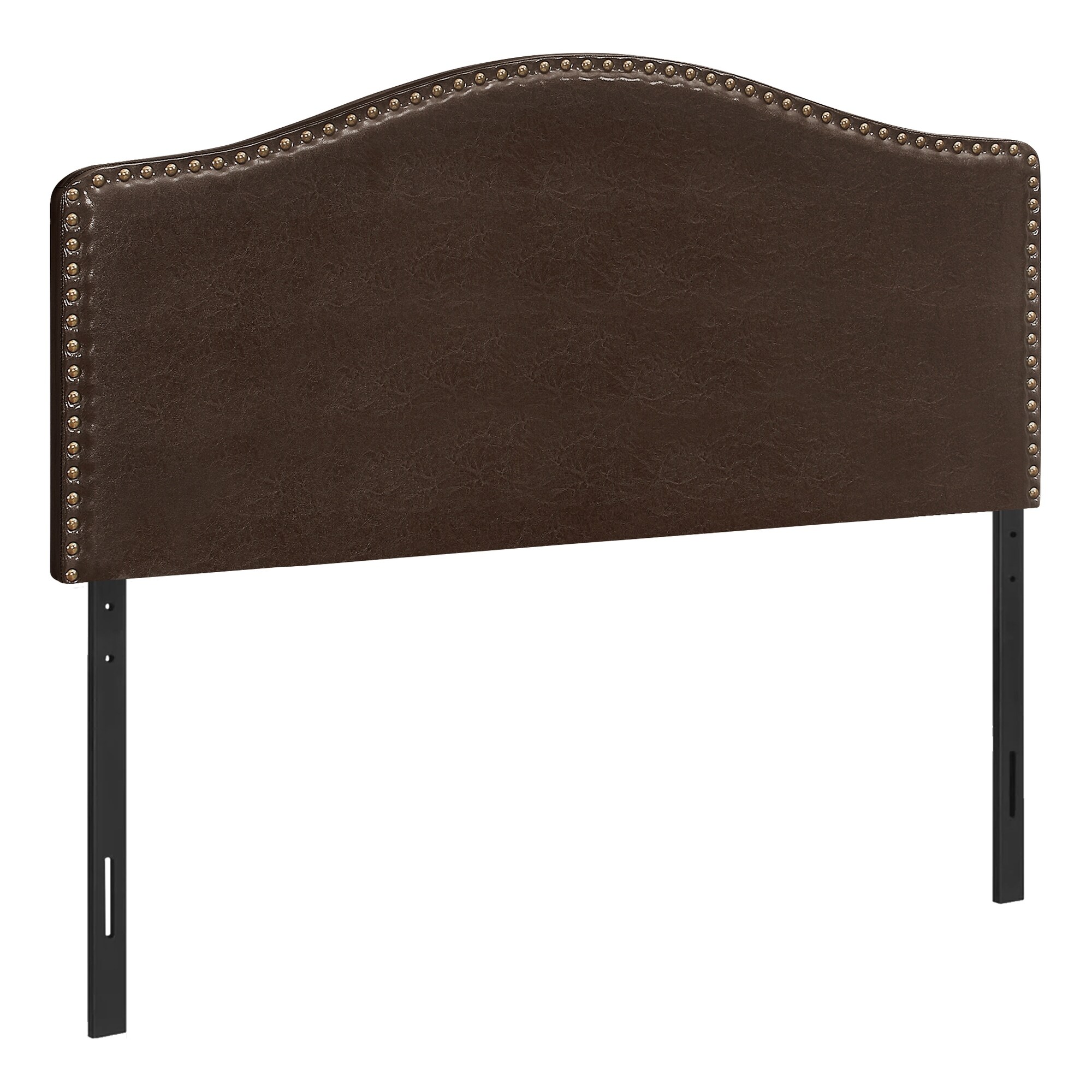 4.75' Brown Upholstered Headboard Panel for Full-Size Bed - full - - 32144051