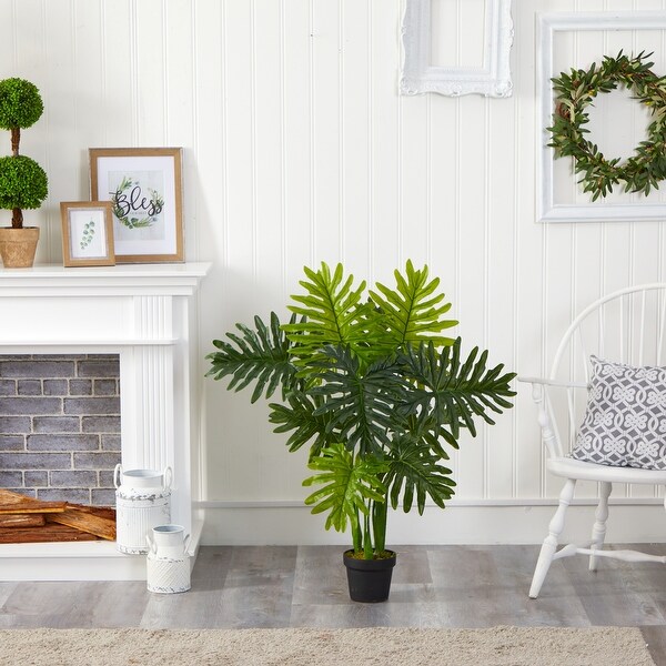 40 Philodendron Artificial Plant (Real Touch)