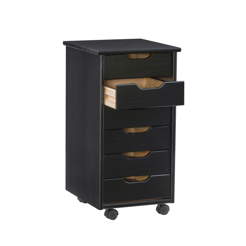 Bridgton Six Drawer Roll Cart