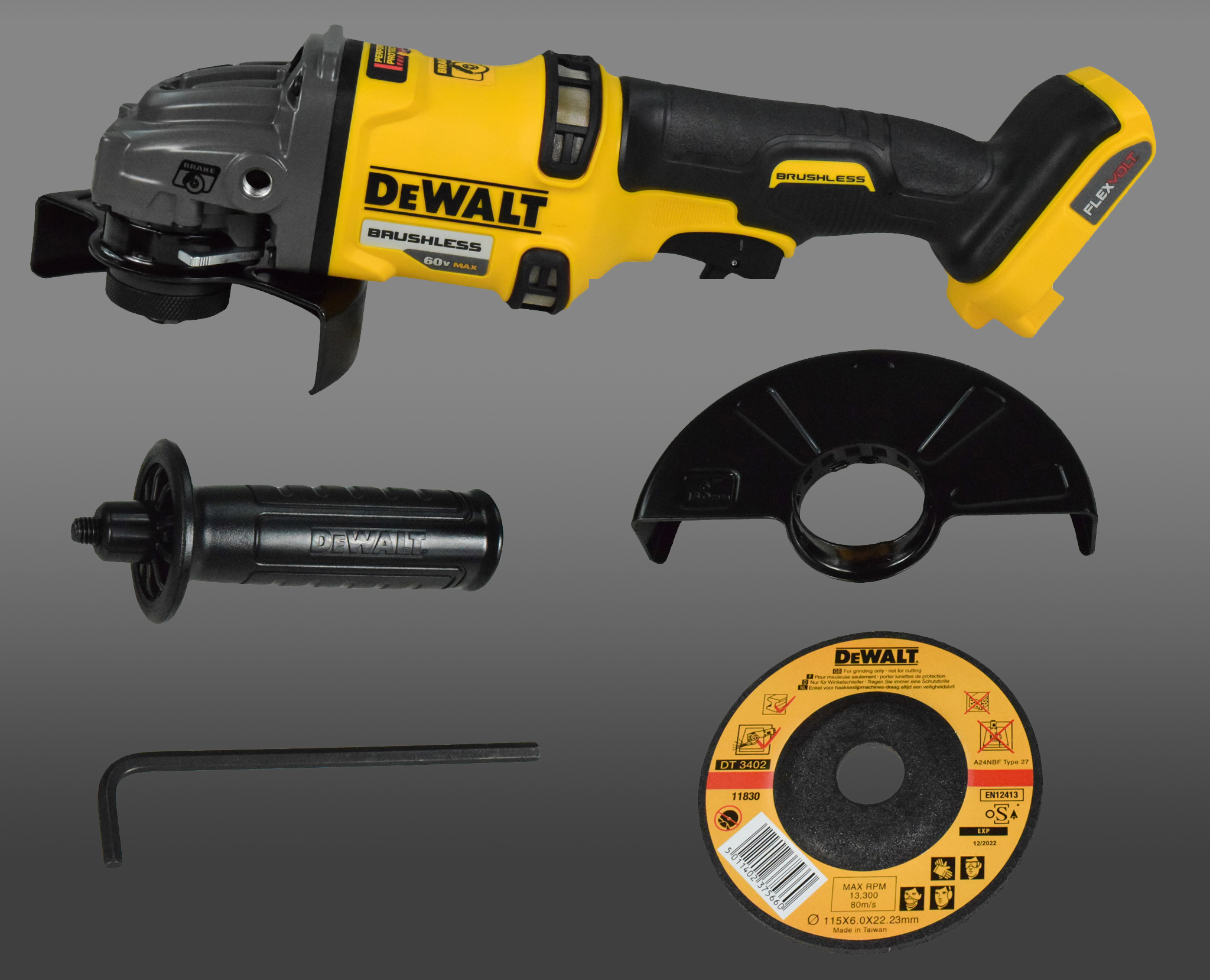 DW FLEXVOLT 60V MAX Cordless 4-1/2 in. to 6 in. Small Angle Grinder DCG418B