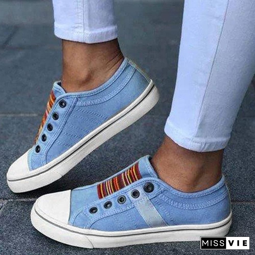 Low-cut Trainers Canvas Flat Shoes Women Casual Vulcanize Shoes New Women Summer Autumn Sneakers Ladies WDHKUN