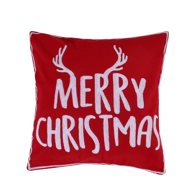 Rudolph Holiday Decorative Pillow Red Levtex Home