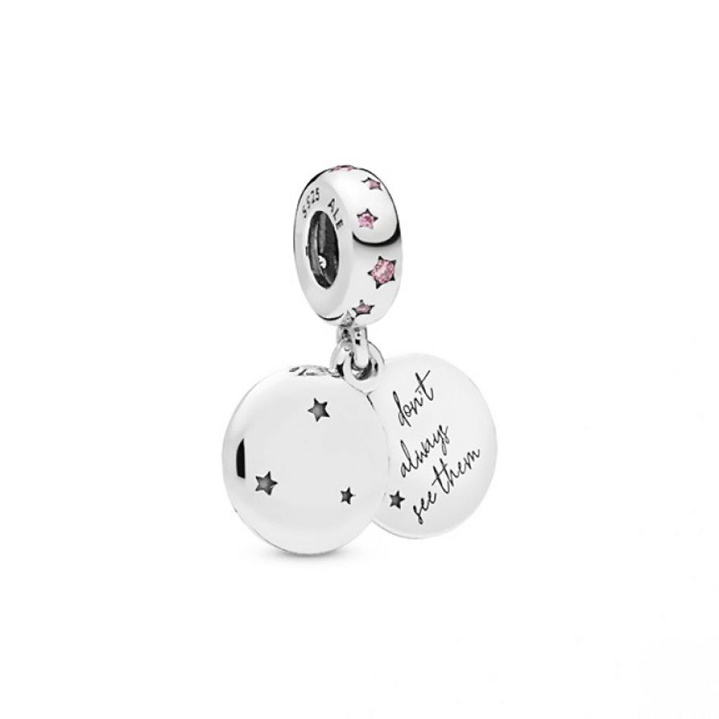 PANDORA  Forever Sisters Dangle Charm