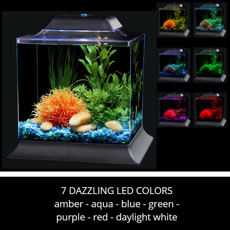 KollerCraft 1.5-Gallon Betta Fish Aquarium Kit