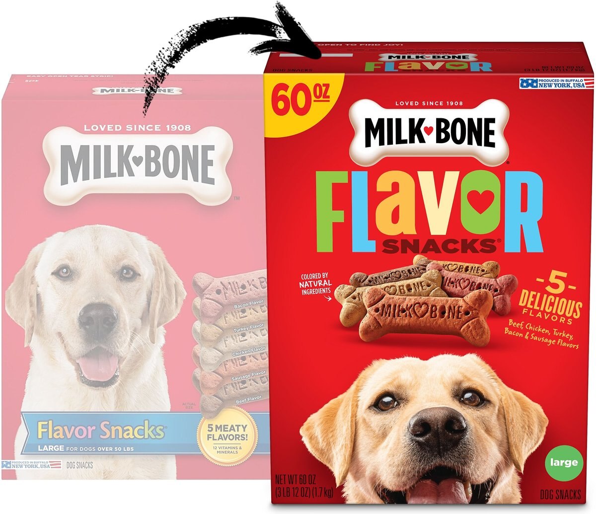 Milk-Bone Flavor Snacks Large Biscuit Dog Treats