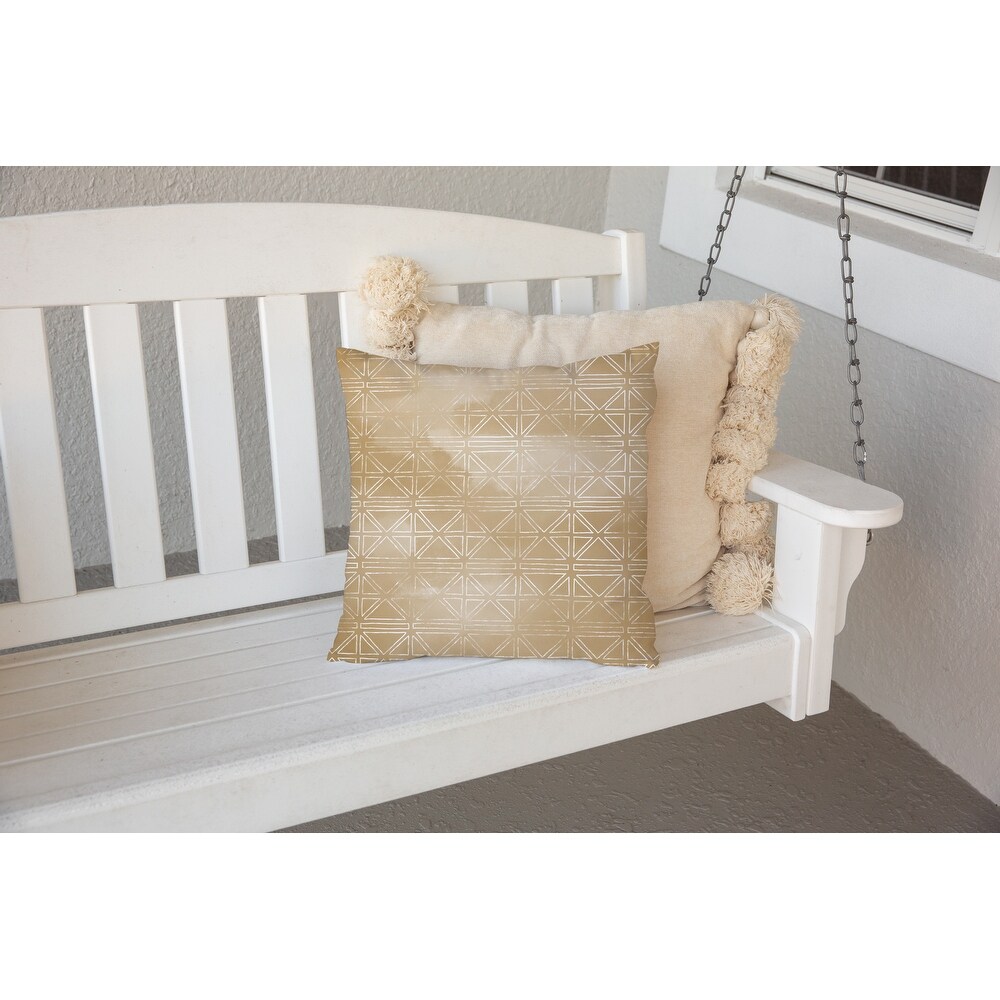 CHESTERFIELD BEIGE Outdoor Pillow By Kavka Designs