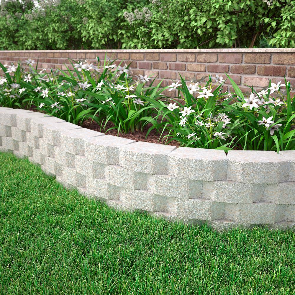 Pavestone 4 in. H x 11.63 in. W x 6.75 in. L Limestone Retaining Wall Block (144 Pieces 46.6 Sq. ft. Pallet) 81108