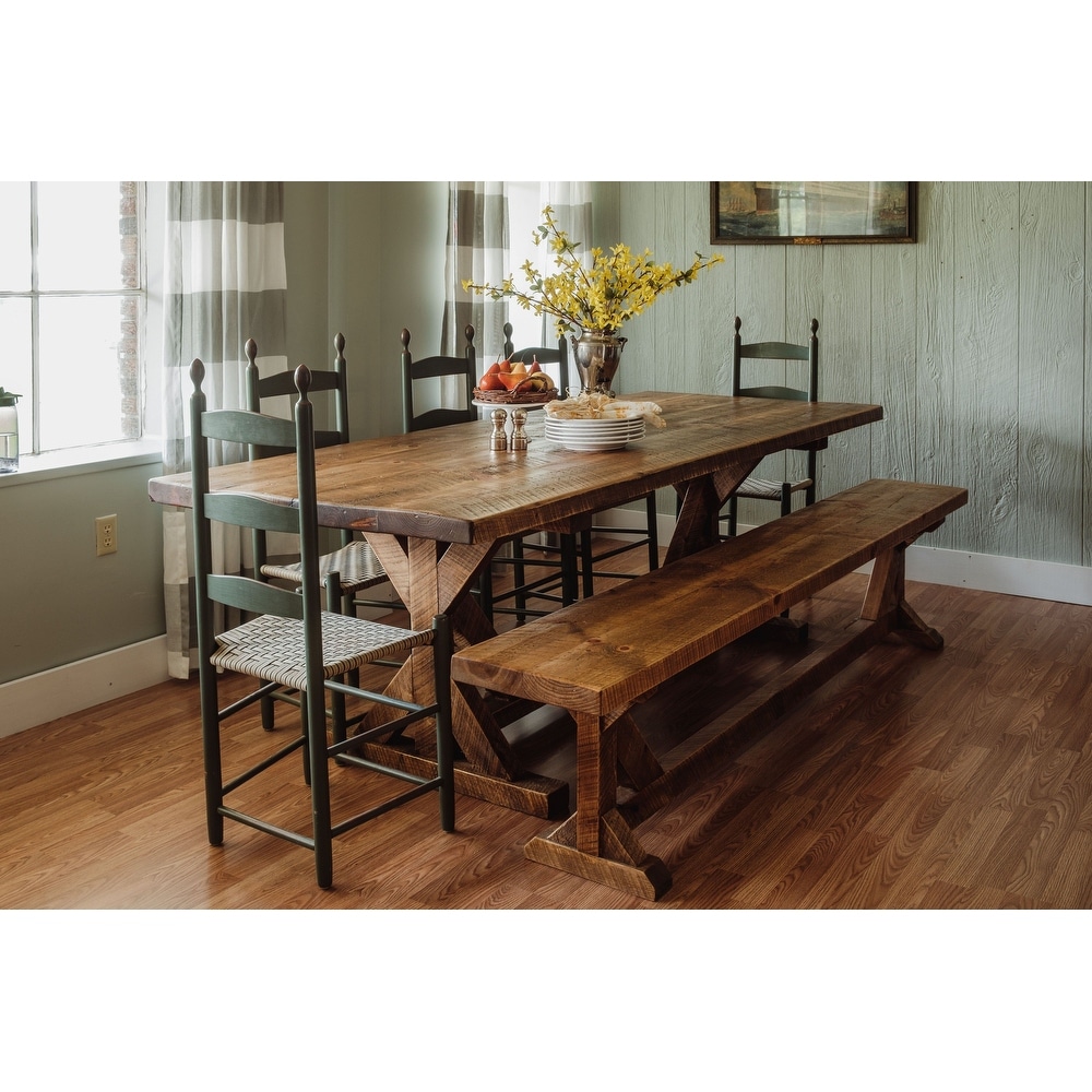 Mill   Foundry Reclaimed Wood Dining Table