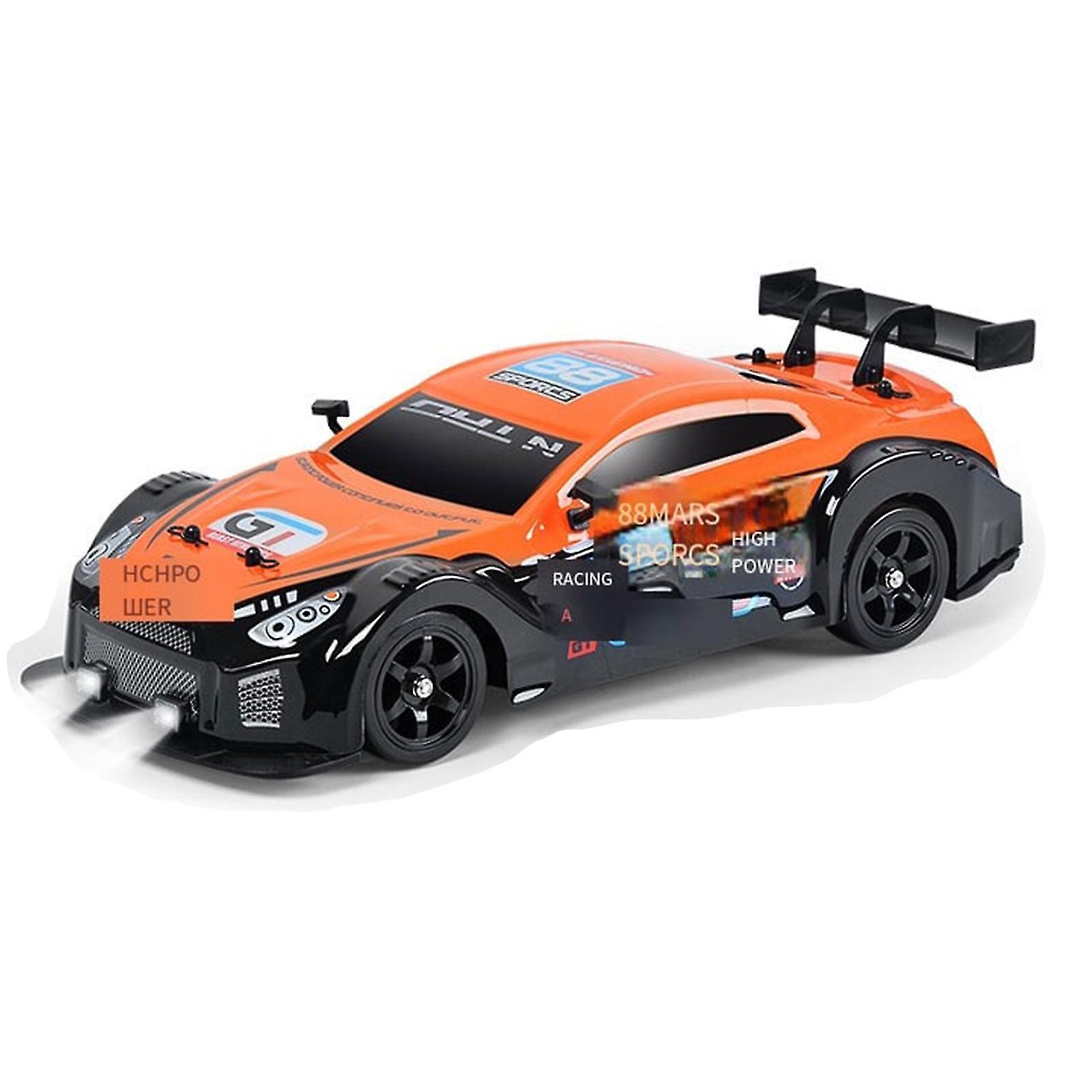 Remote Car Rc Drift Car 1:16 Scale 4wd 18km/h High Speed Vehicle 2.4ghz With Led Lights Rubber Tire Racing Sport Toy Car For Adult