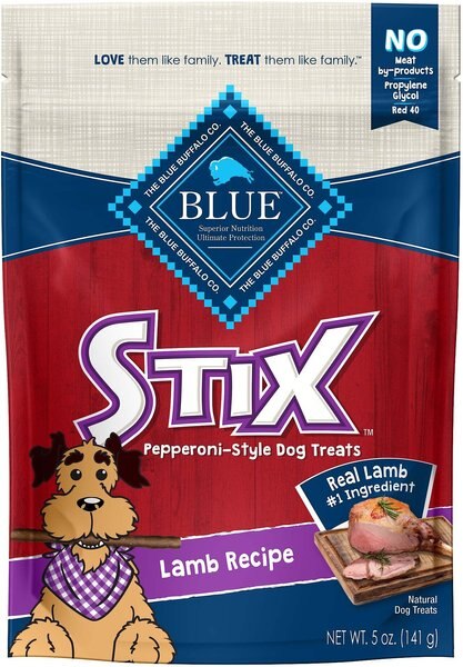 Blue Buffalo Blue Stix Lamb Recipe Pepperoni-Style Dog Treats