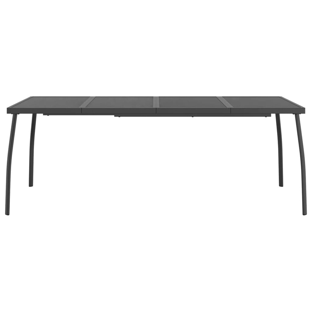 vidaXL Patio Table Anthracite 19.7\