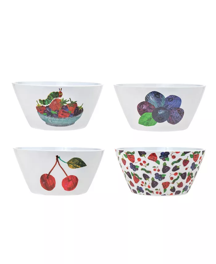 Godinger The World of Eric Carle The Very Hungry Caterpillar Berry Cereal Bowl Set of 4