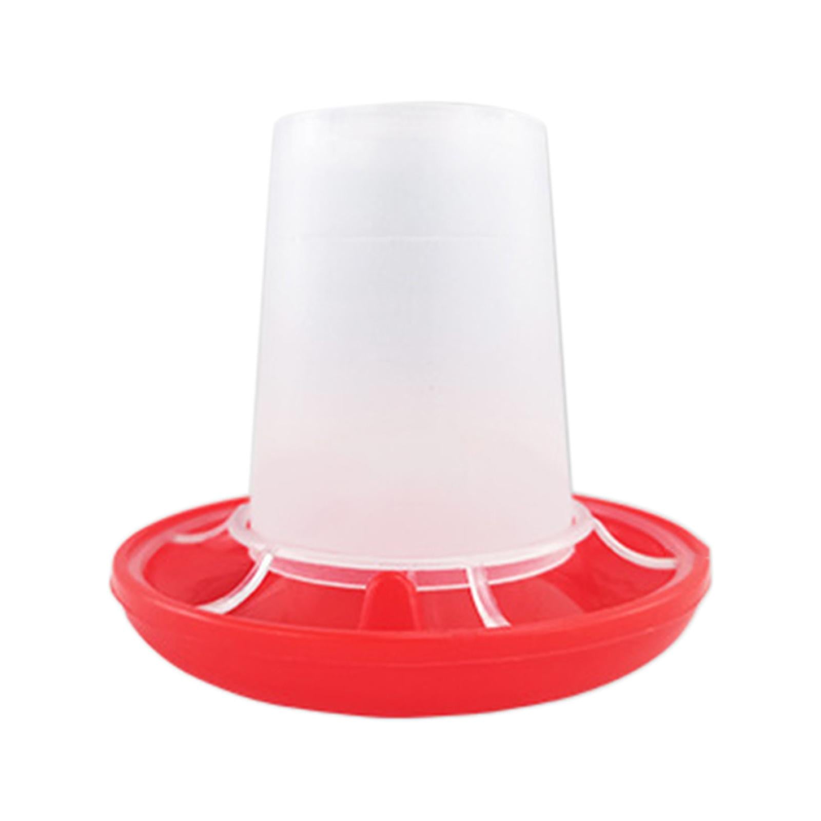 Chicken Feeder， Self-closing Bucket Stable Easy to Install Practical Portable Feeding