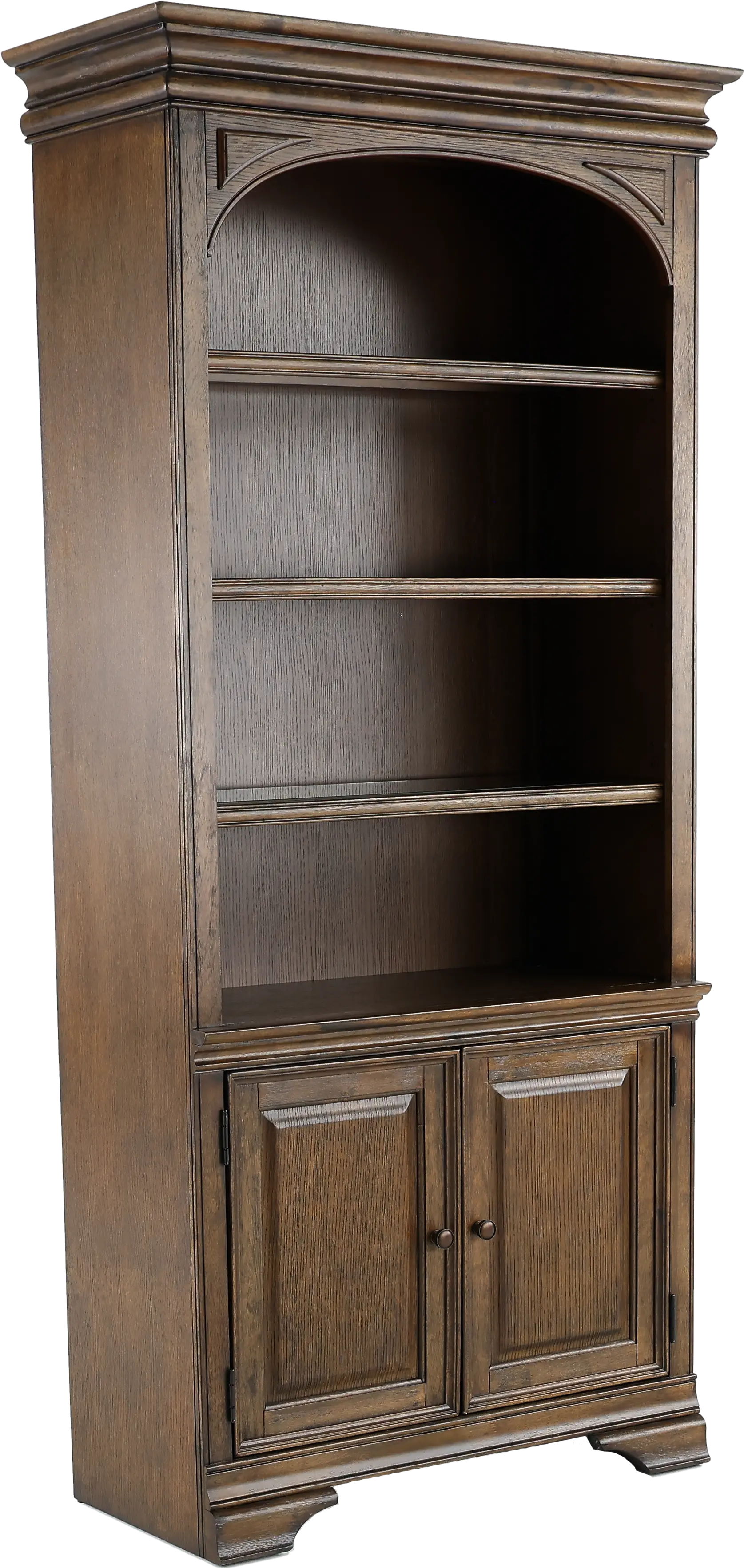 Arcadia Chestnut Brown Display Bookshelf