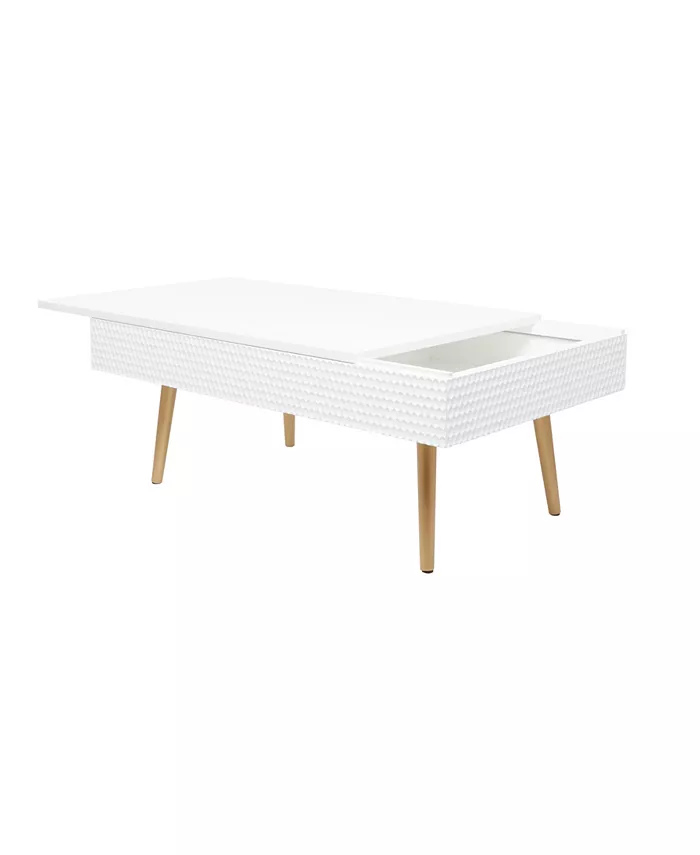 Rosemary Lane Medium-Density Fibreboard Contemporary Coffee Table