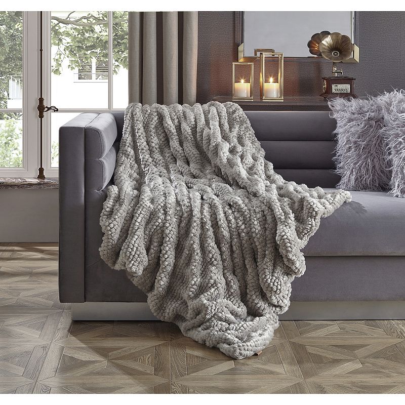 Baron Knit Throw Extra Soft， Silk Touch