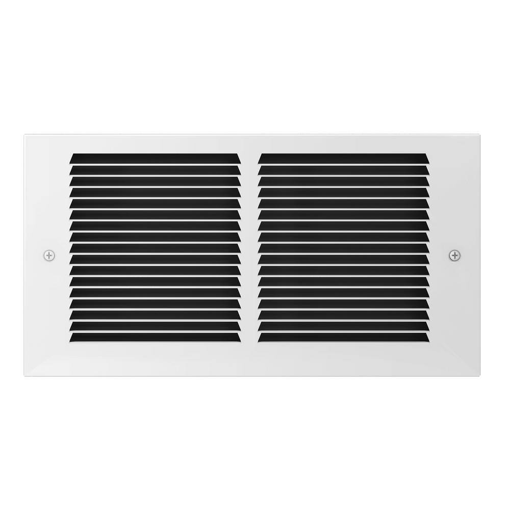 Cadet 120-volt 50010001500-watt Register In-wall Fan-forced Electric Heater in White RMC151W